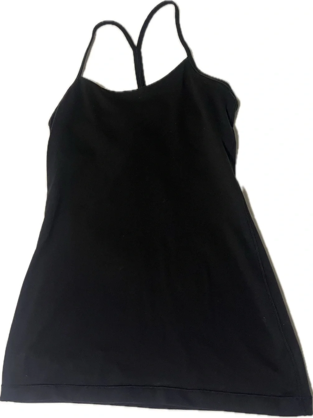 lululemon athletica Black Strappy Tank Camisole y-back. Fits like a 2